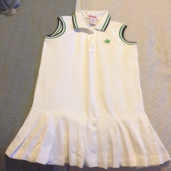 girls white tennis dress
